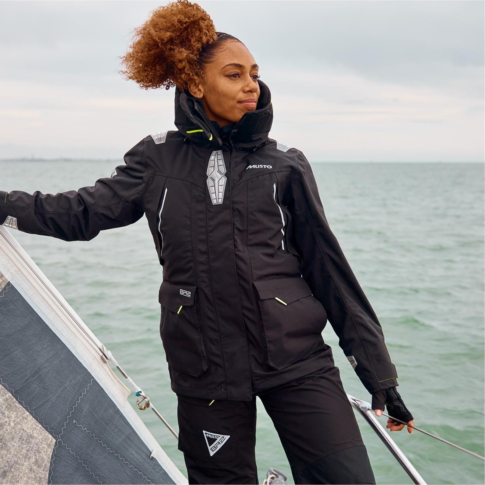 2026 Musto Kvinder Br2 Offshore Sejljakke 2.0 82085 - Sort